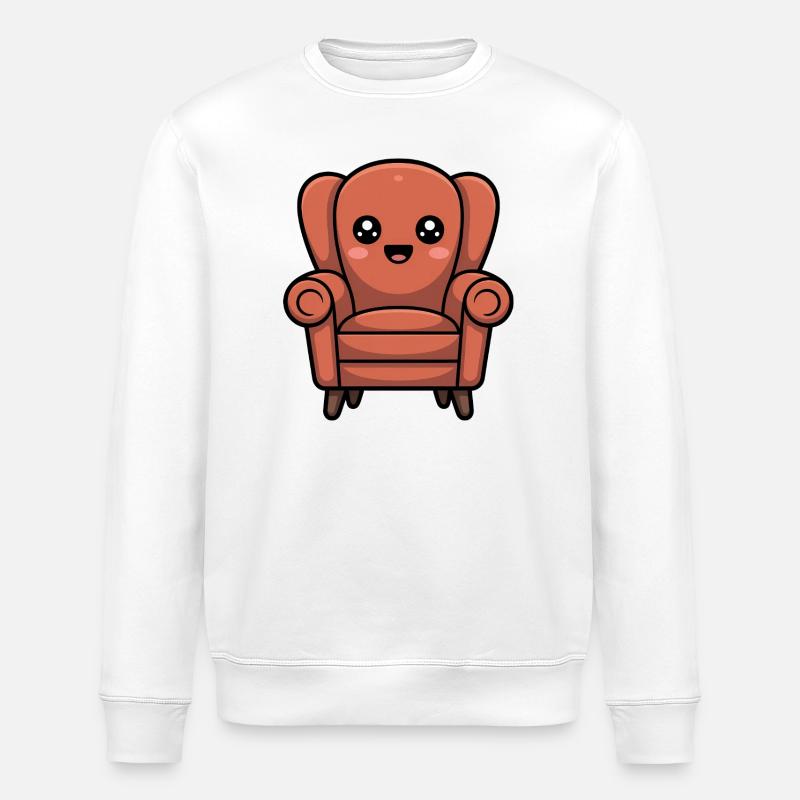 fauteuil - Sweat bio ROLLER Stanley/Stella Unisexe - blanc