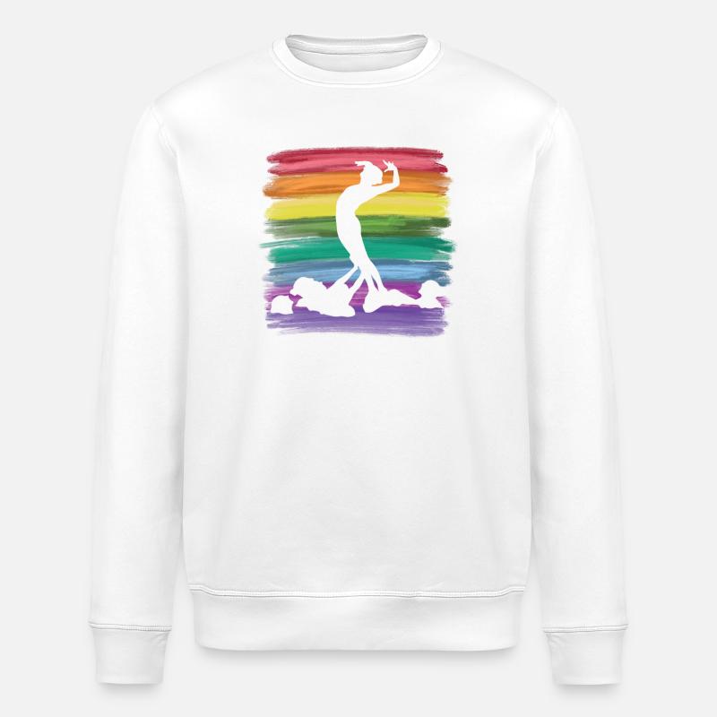 Artistic Swim Team Synchronized Swimming - Stanley/Stella ROLLER Unisex Organic Sweatshirt - white
