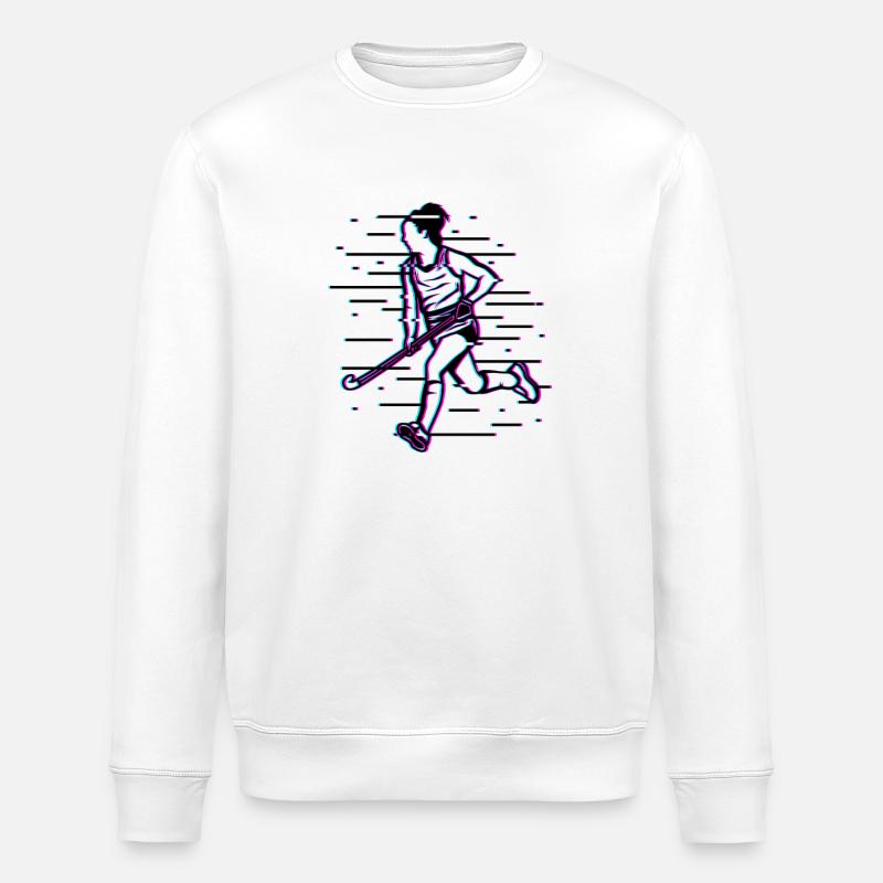 Feldhockey Mädchen - Stanley/Stella Unisex Bio-Sweatshirt ROLLER - Weiß