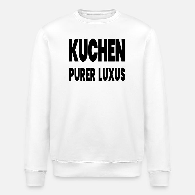 Kuchen - Stanley/Stella Unisex Bio-Sweatshirt ROLLER - Weiß