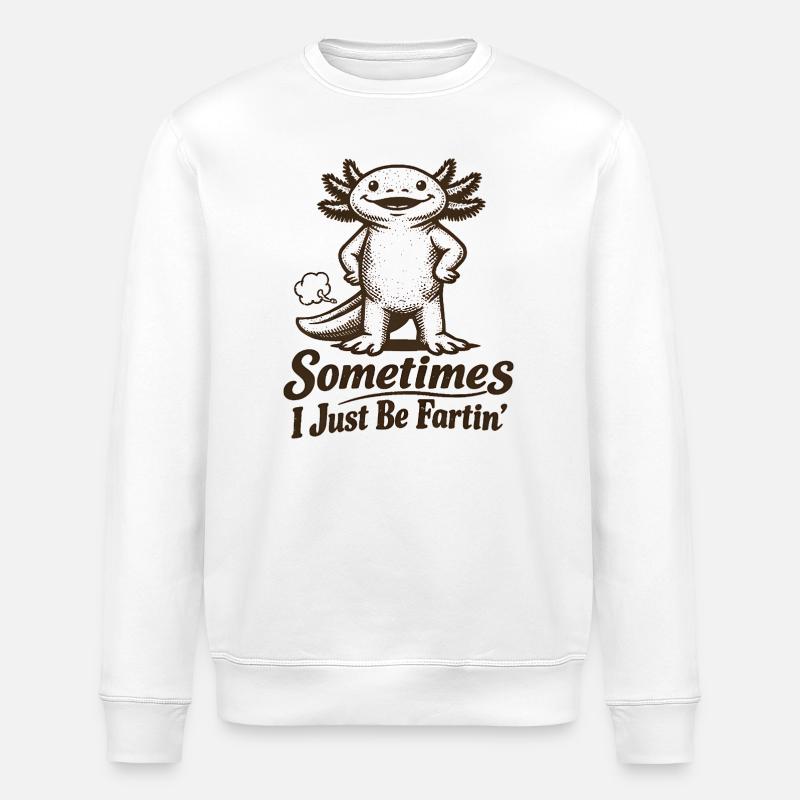 Manchmal furze ich einfach nur. - Stanley/Stella Unisex Bio-Sweatshirt ROLLER - Weiß