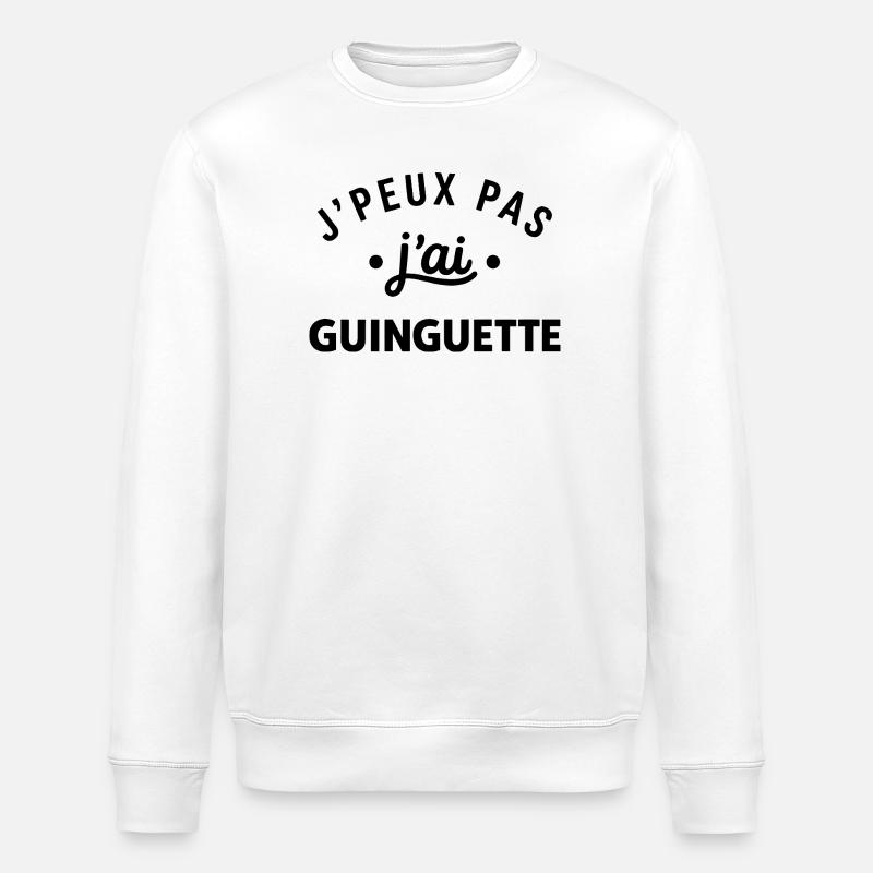 guinguettte - Sweat bio ROLLER Stanley/Stella Unisexe - blanc