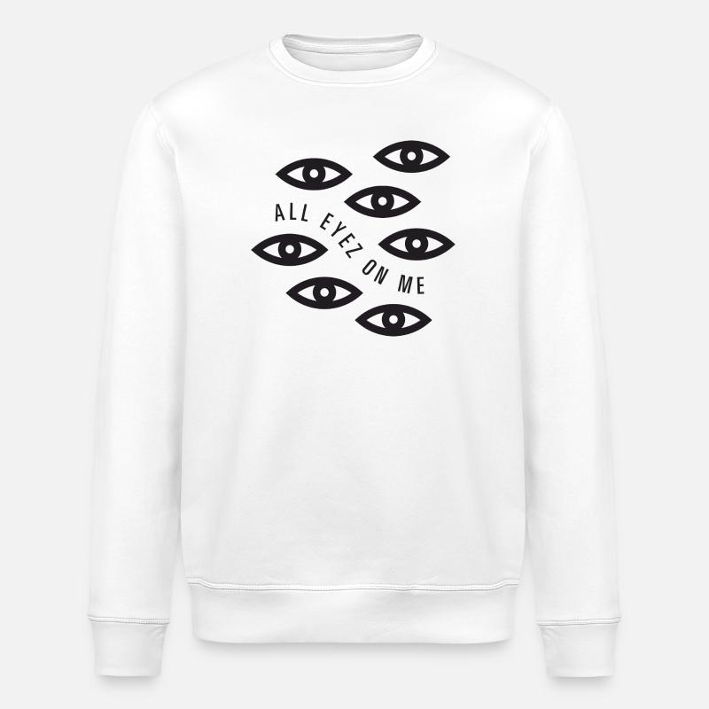 Toutes les yeux sur moi - Sweat bio ROLLER Stanley/Stella Unisexe - blanc