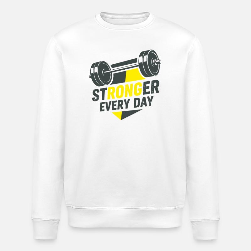 design_001 - Stanley/Stella Unisex Bio-Sweatshirt ROLLER - Weiß