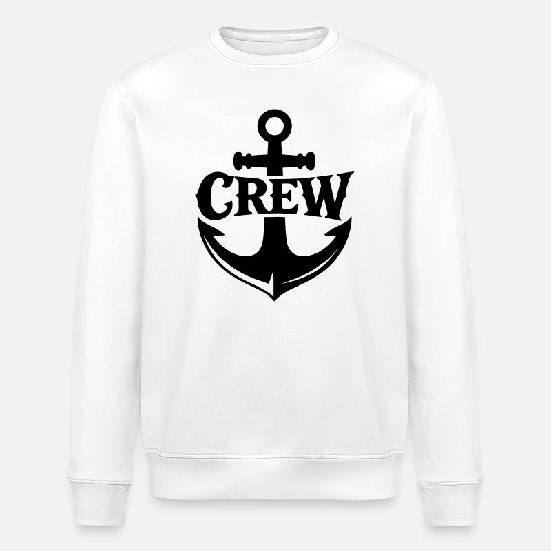 Anker Crew - Stanley/Stella Unisex Bio-Sweatshirt ROLLER - Weiß