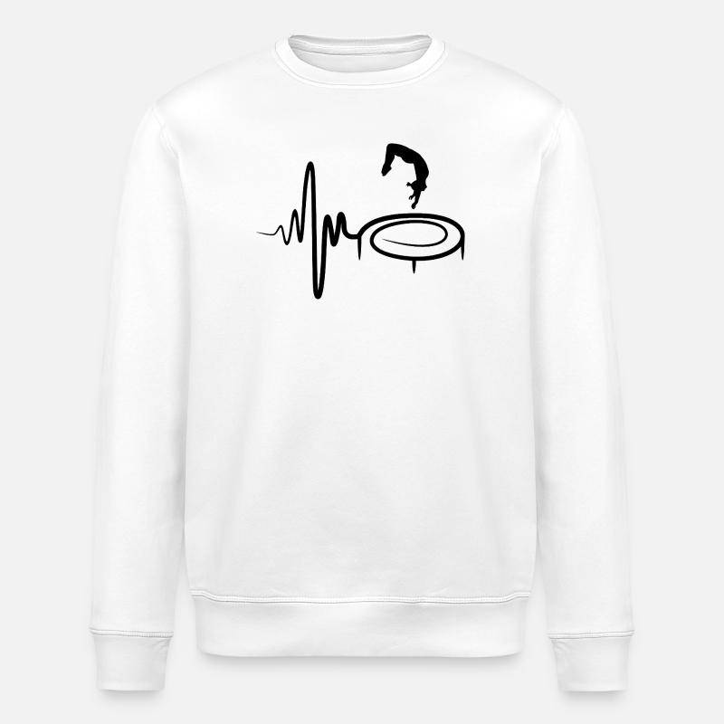 Trampolinspringen Kind - Stanley/Stella Unisex Bio-Sweatshirt ROLLER - Weiß