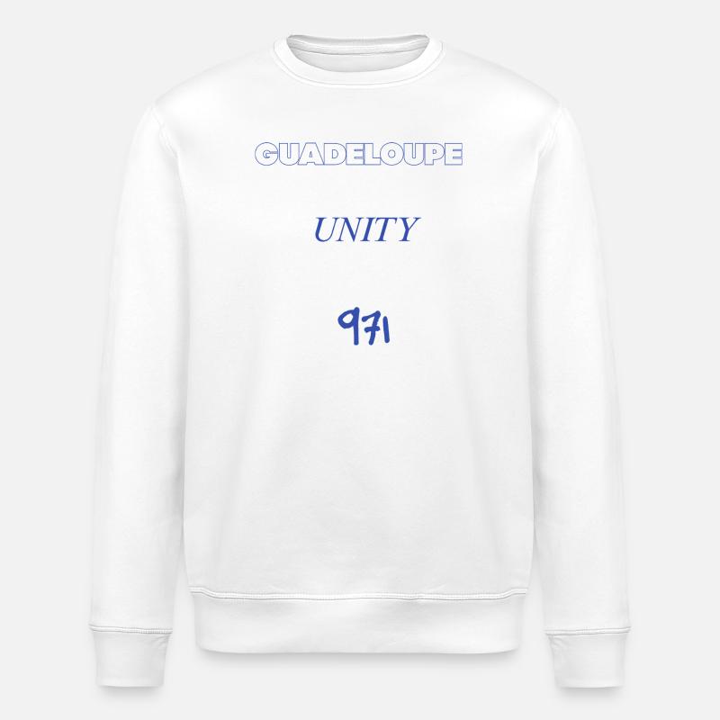 Guadeloupe - Stanley/Stella Unisex Bio-Sweatshirt ROLLER - Weiß