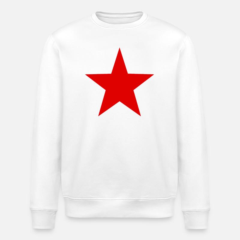 Étoile Rouge - Sweat bio ROLLER Stanley/Stella Unisexe - blanc