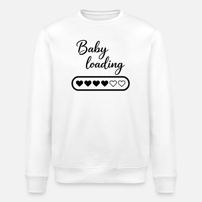 Baby Loading - Stanley/Stella Unisex Bio-Sweatshirt ROLLER - Weiß