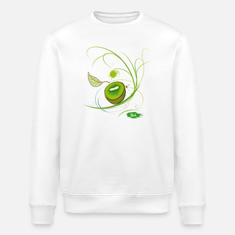 Kiwi - Sweat bio ROLLER Stanley/Stella Unisexe - blanc