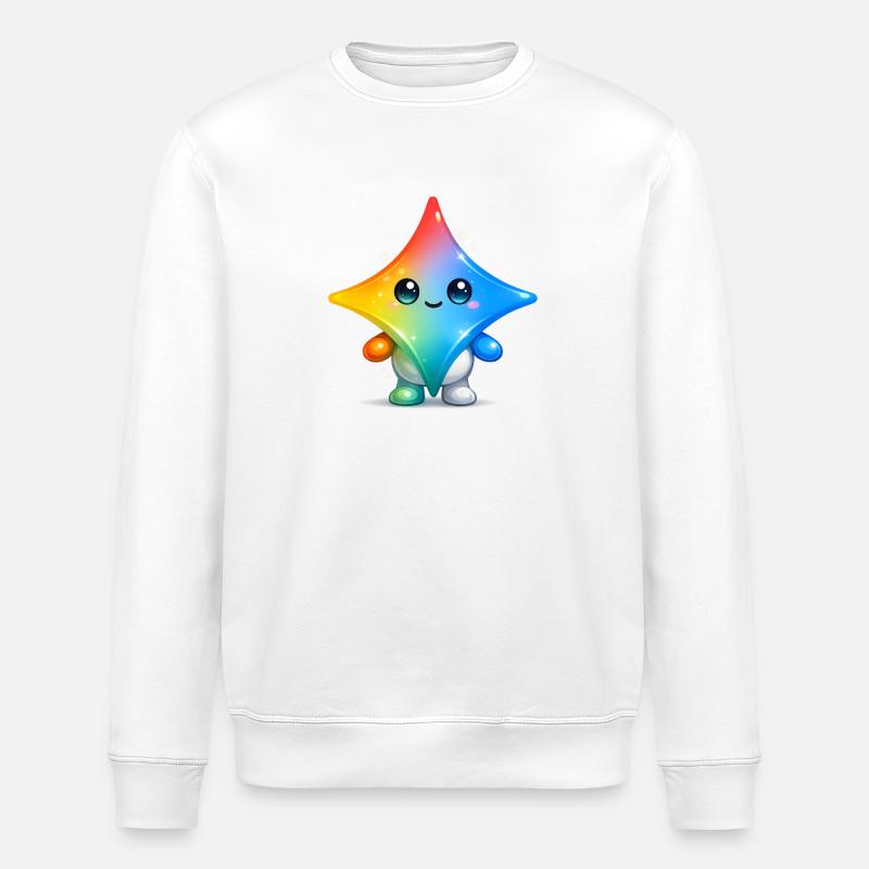 Cute Gemini Star Mascot Sticker - Sweat bio ROLLER Stanley/Stella Unisexe - blanc