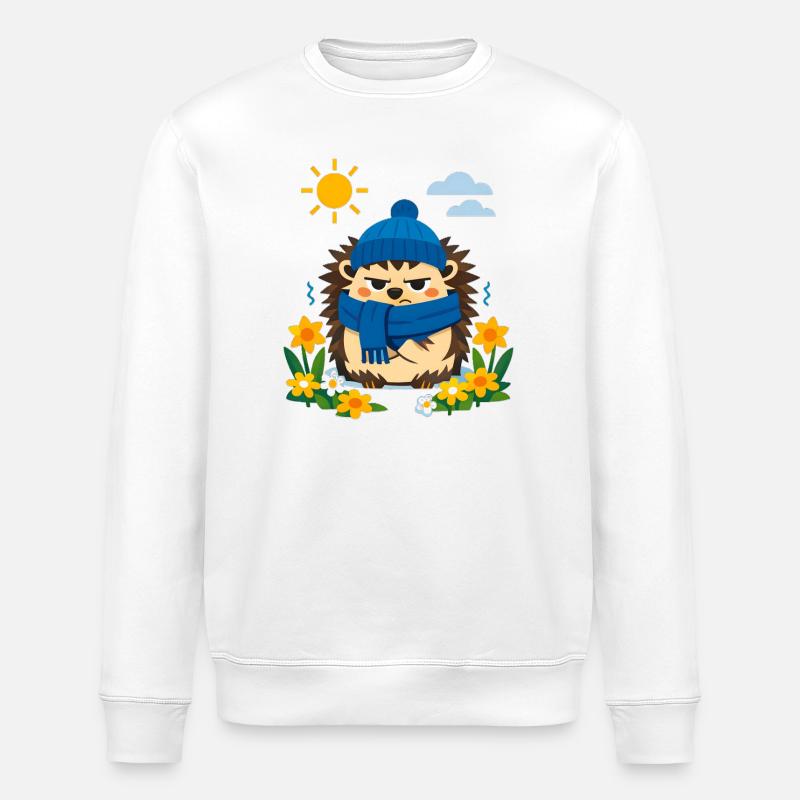 Printemps ? Non commandé ! - Sweat bio ROLLER Stanley/Stella Unisexe - blanc