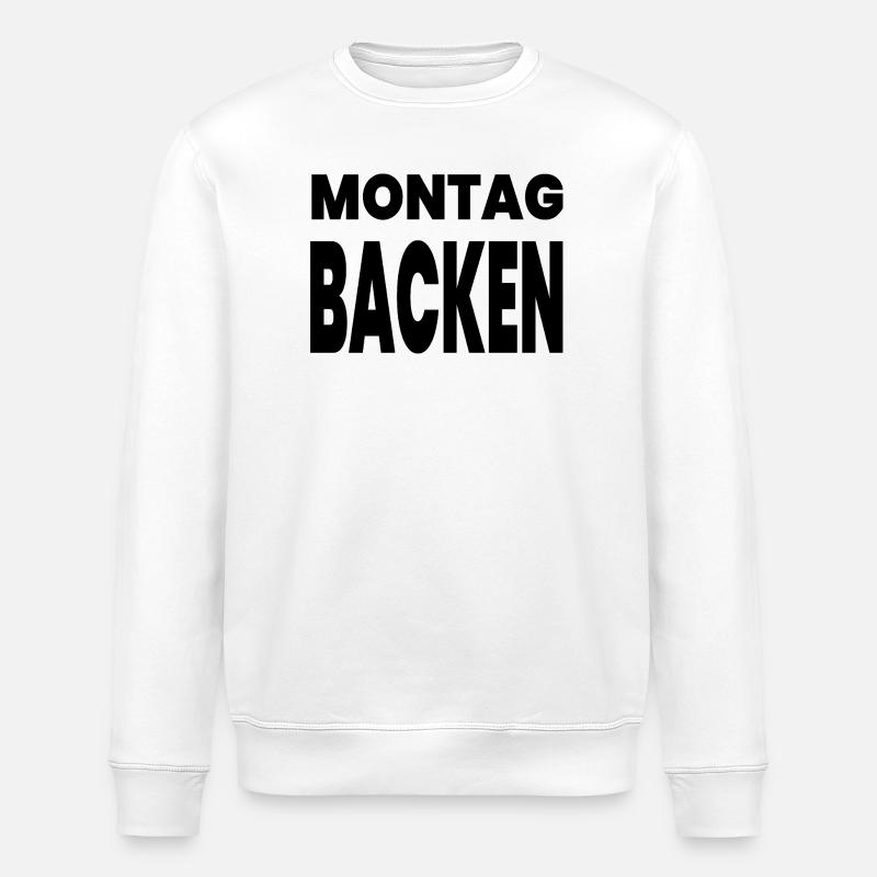 Backen - Stanley/Stella Unisex Bio-Sweatshirt ROLLER - Weiß