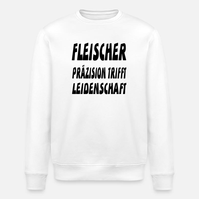 Fleischer - Stanley/Stella Unisex Bio-Sweatshirt ROLLER - Weiß