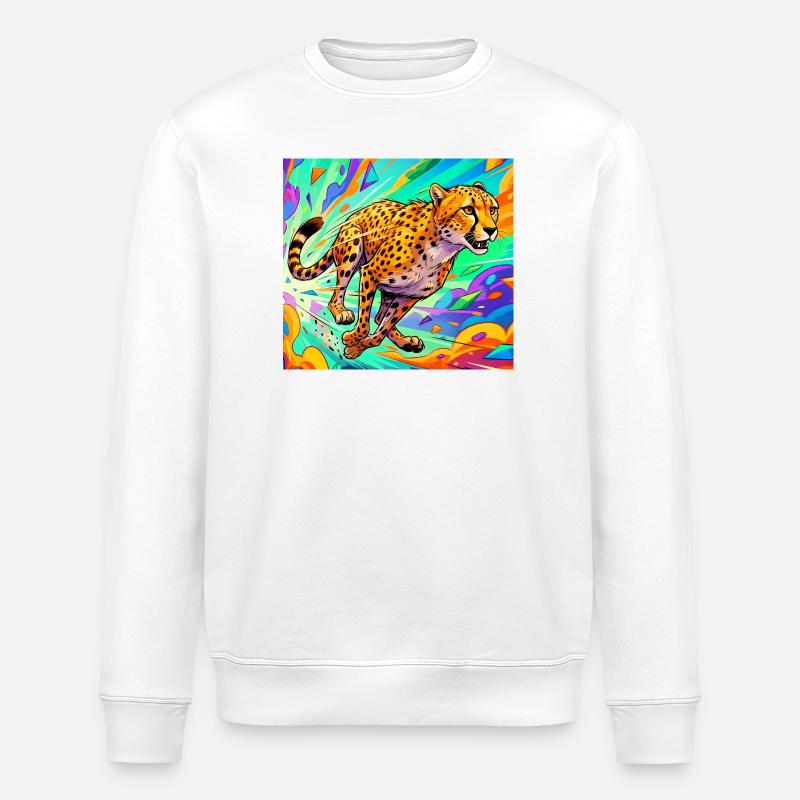 Gepard - Stanley/Stella Unisex Bio-Sweatshirt ROLLER - Weiß