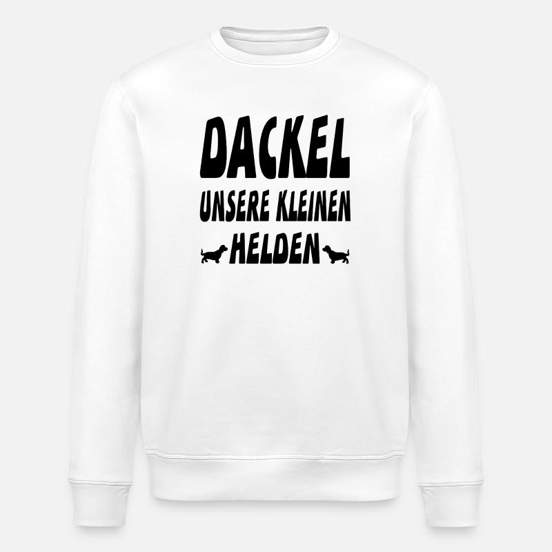 Dackel - Stanley/Stella Unisex Bio-Sweatshirt ROLLER - Weiß