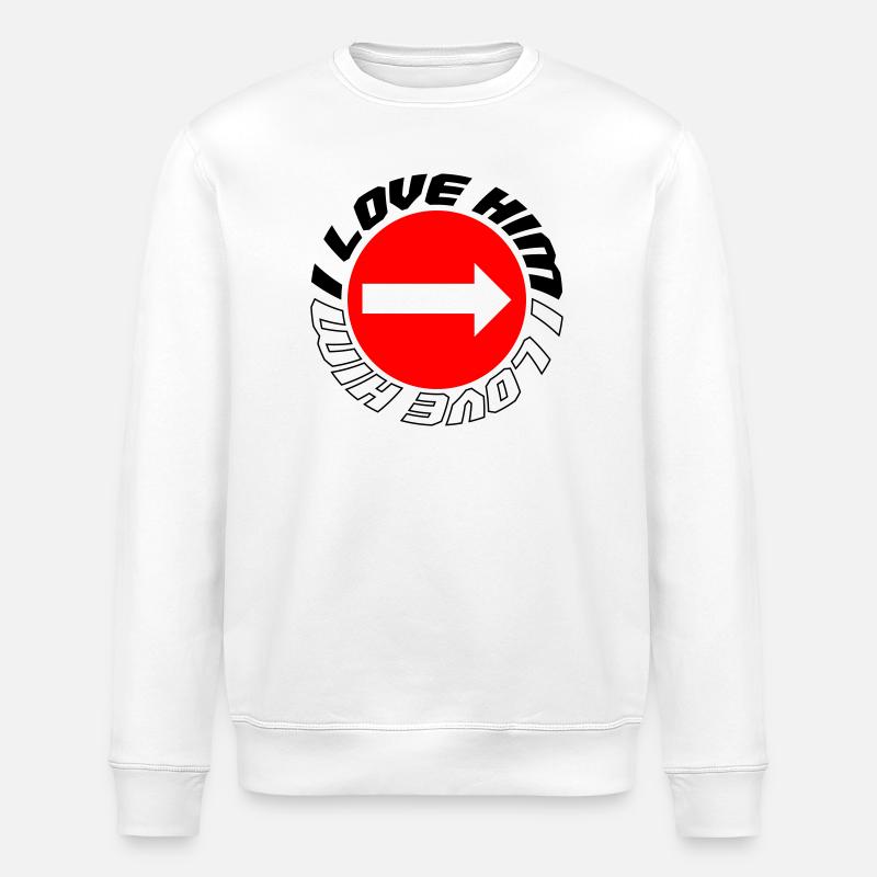 Je l’aime - Sweat bio ROLLER Stanley/Stella Unisexe - blanc