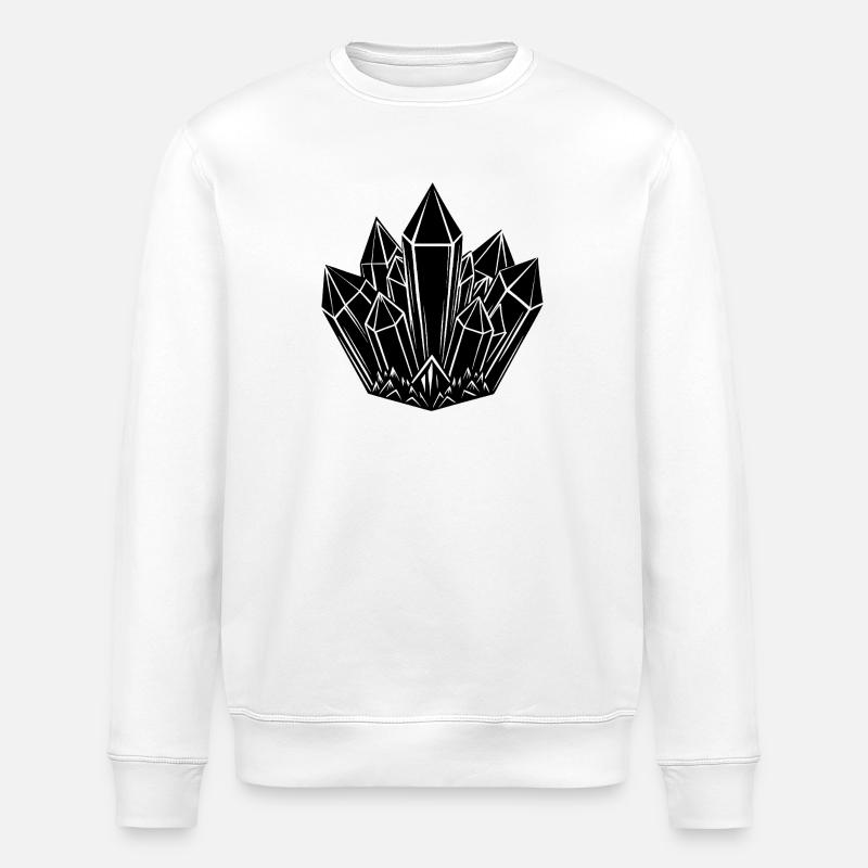 Kristall - Stanley/Stella Unisex Bio-Sweatshirt ROLLER - Weiß