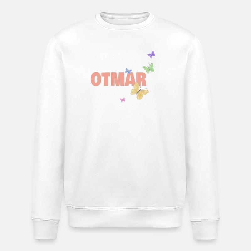 Vorname Otmar - Stanley/Stella Unisex Bio-Sweatshirt ROLLER - Weiß