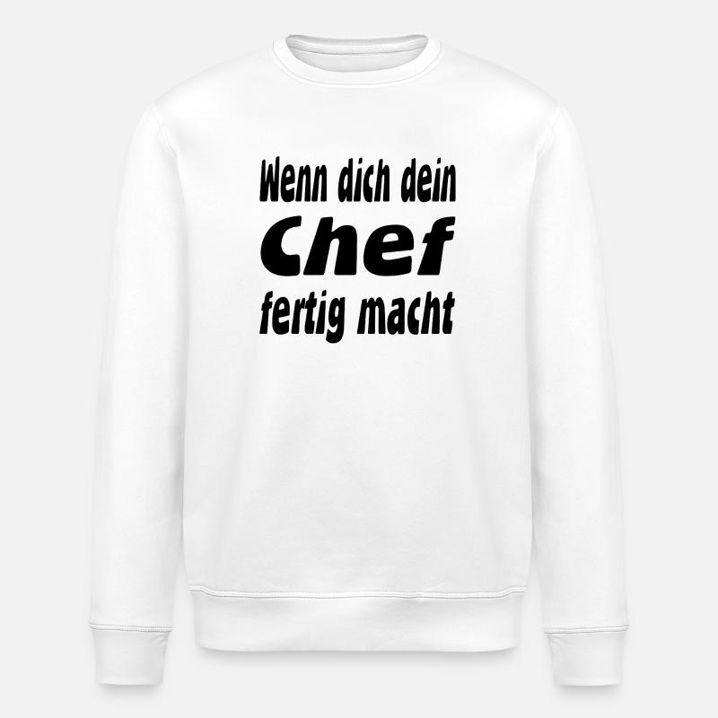 Chef - Stanley/Stella Unisex Bio-Sweatshirt ROLLER - Weiß