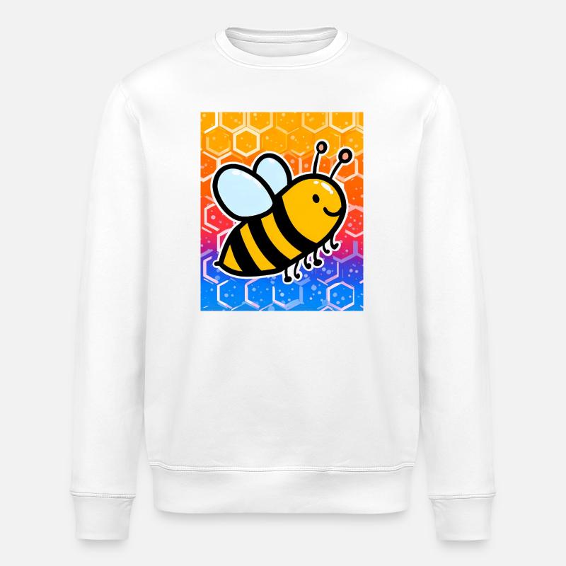 Biene - Stanley/Stella Unisex Bio-Sweatshirt ROLLER - Weiß