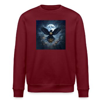 Siderischer Rabe mit Lunar Rudder - Stanley/Stella Unisex Bio-Sweatshirt ROLLER - Weiß - Vorne - Nik (191cm)