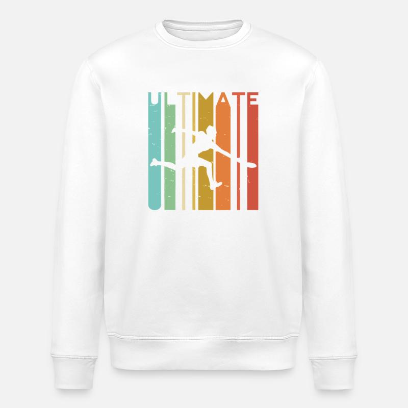 Ultimativer Regenbogen-Akrobat - Stanley/Stella Unisex Bio-Sweatshirt ROLLER - Weiß