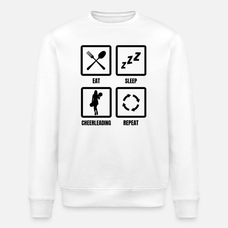 Cheerleading Routine - Stanley/Stella ROLLER Unisex Organic Sweatshirt - white