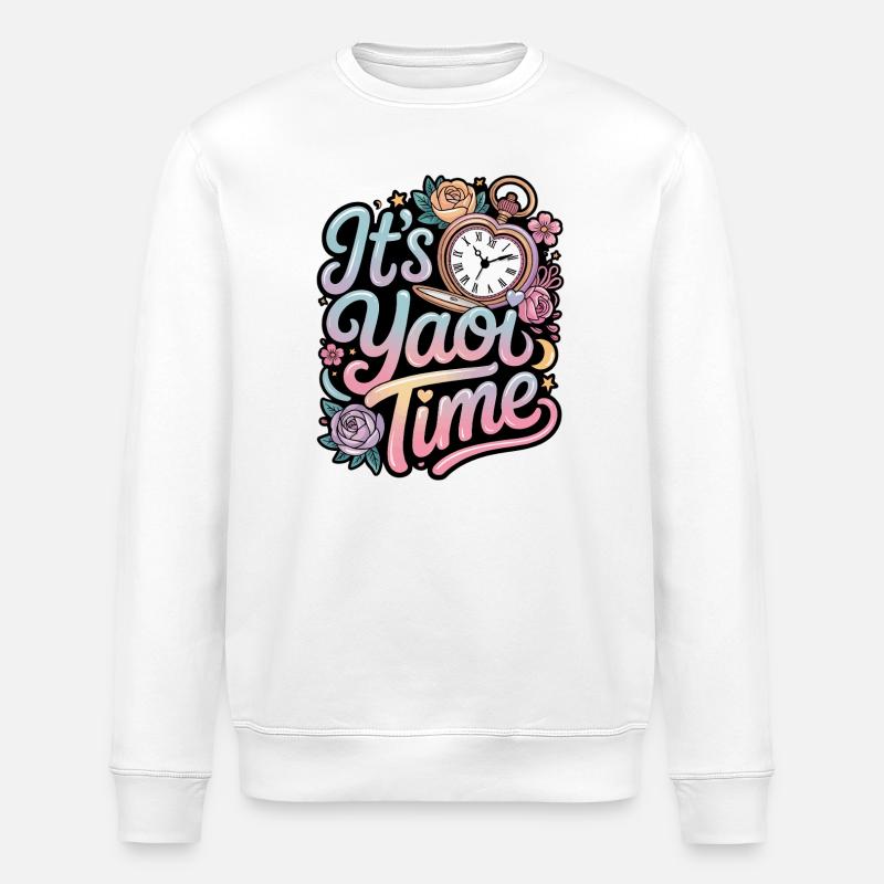 Es ist Yaoi Zeit - Stanley/Stella Unisex Bio-Sweatshirt ROLLER - Weiß