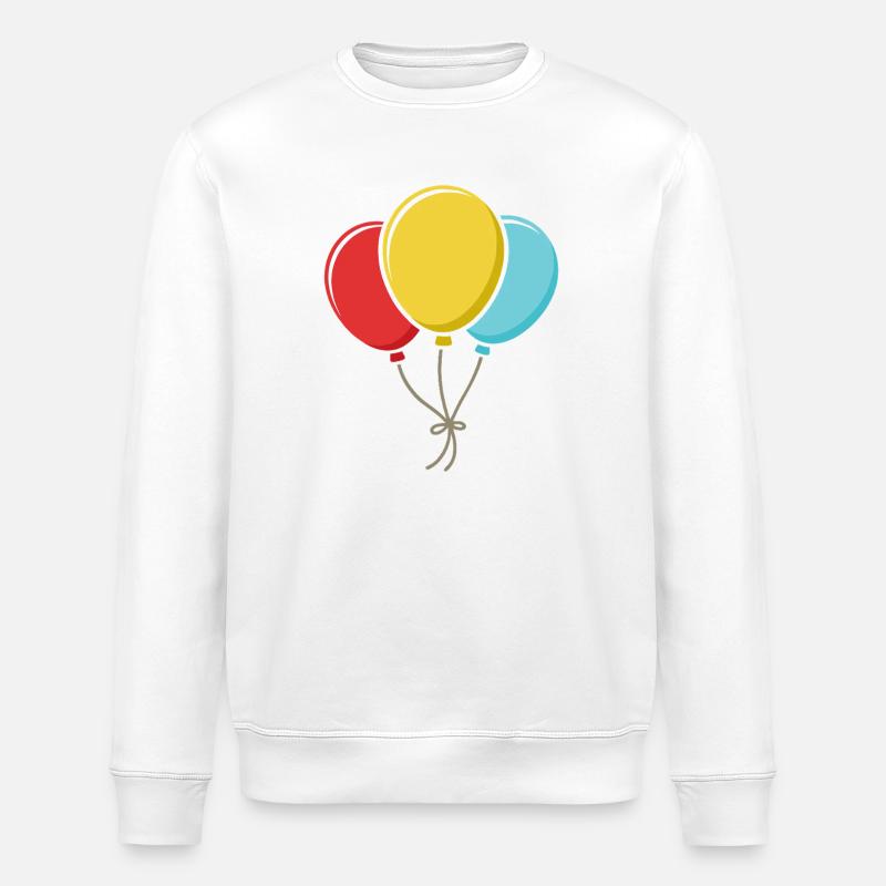 Ballons - Sweat bio ROLLER Stanley/Stella Unisexe - blanc