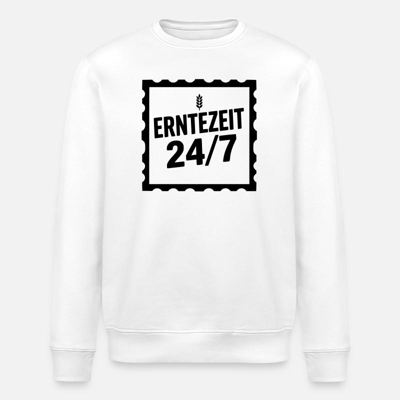 Erntezeit 24/4 - Stanley/Stella Unisex Bio-Sweatshirt ROLLER - Weiß