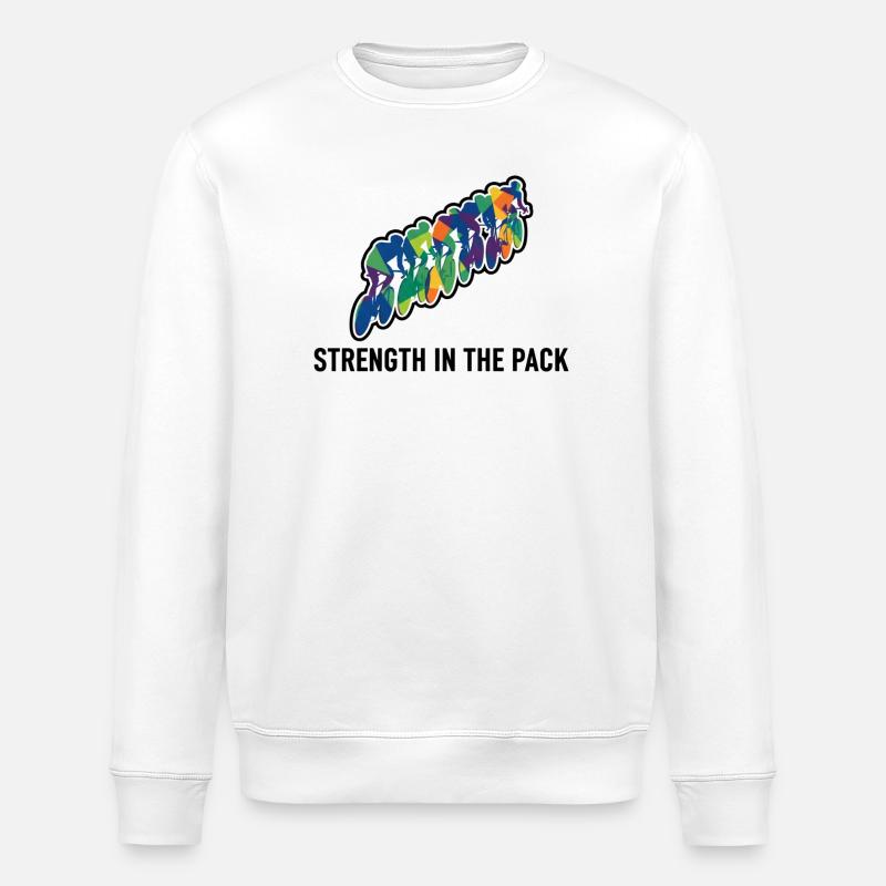 Pack-Power-Cycling - Stanley/Stella Unisex Bio-Sweatshirt ROLLER - Weiß