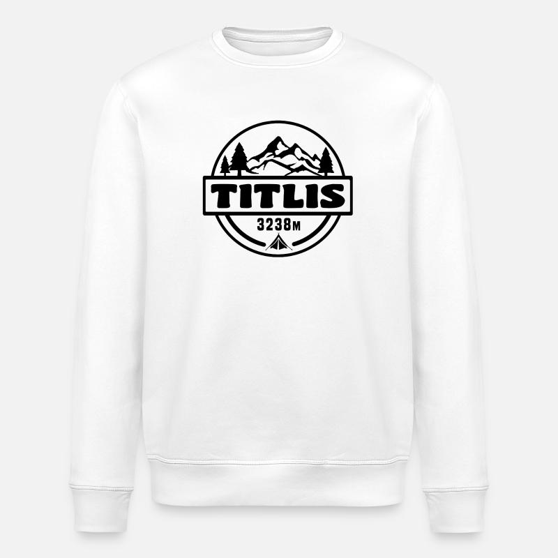 Titlis - Sweat bio ROLLER Stanley/Stella Unisexe - blanc