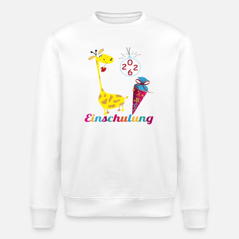 Einschulung 2026  - Stanley/Stella Unisex Bio-Sweatshirt ROLLER - Weiß