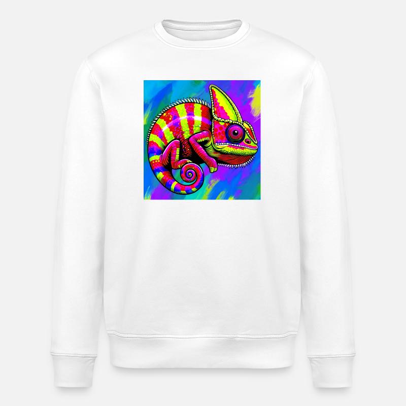 caméléon - Sweat bio ROLLER Stanley/Stella Unisexe - blanc