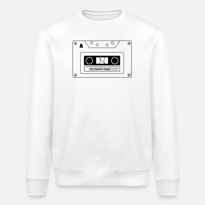Ambiances rétro cassette – Old School cool ! - Sweat bio ROLLER Stanley/Stella Unisexe - blanc