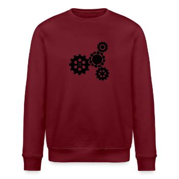 Growing gears - Stanley/Stella ROLLER Unisex Organic Sweatshirt - white - Front - Nik (191cm)