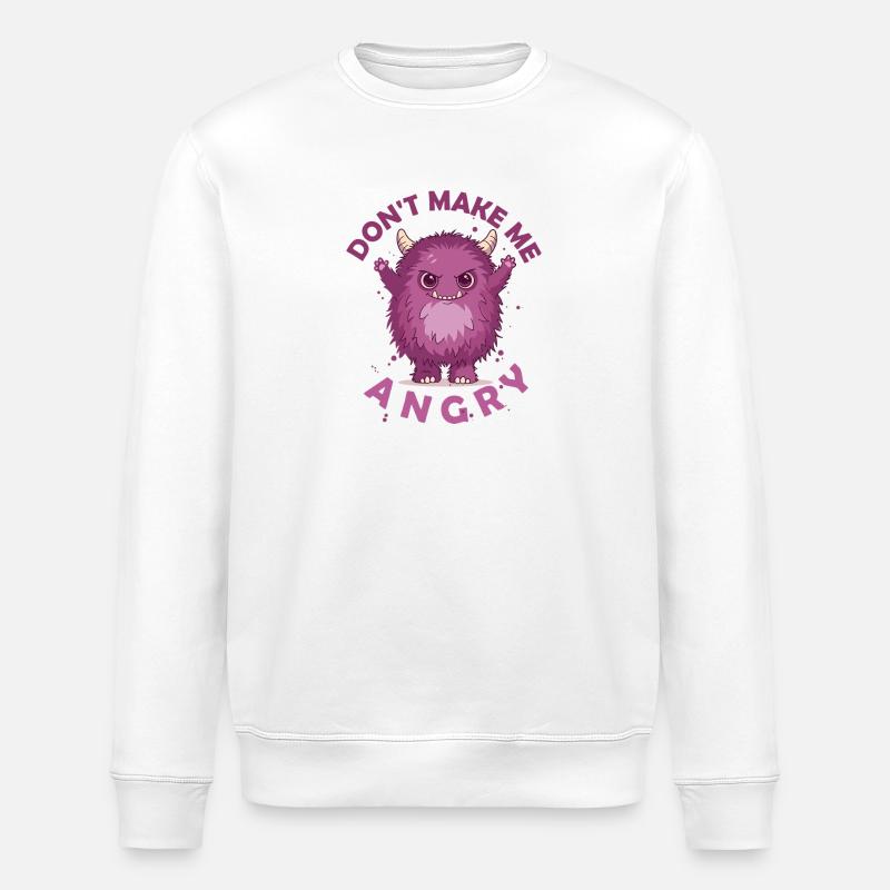 Petit Monstre - Sweat bio ROLLER Stanley/Stella Unisexe - blanc
