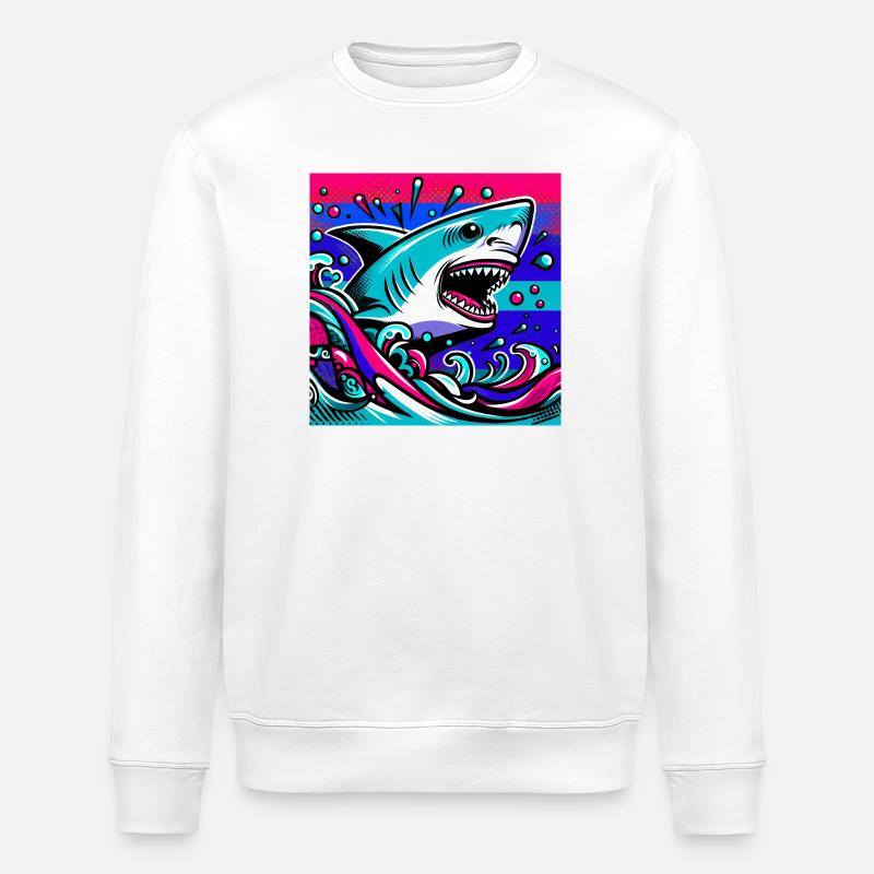 Hai - Stanley/Stella Unisex Bio-Sweatshirt ROLLER - Weiß