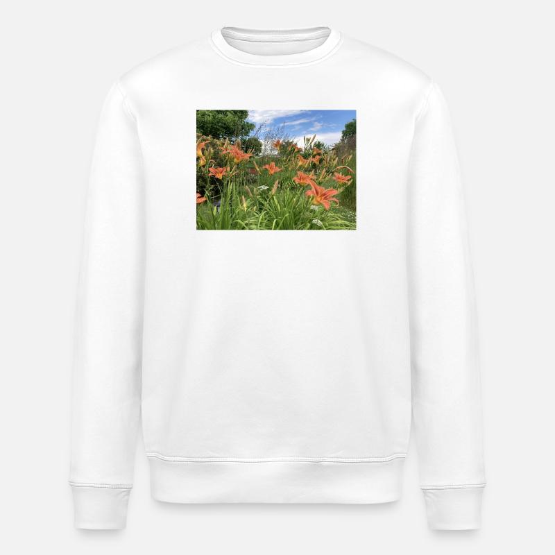 LILIEN - Stanley/Stella Unisex Bio-Sweatshirt ROLLER - Weiß