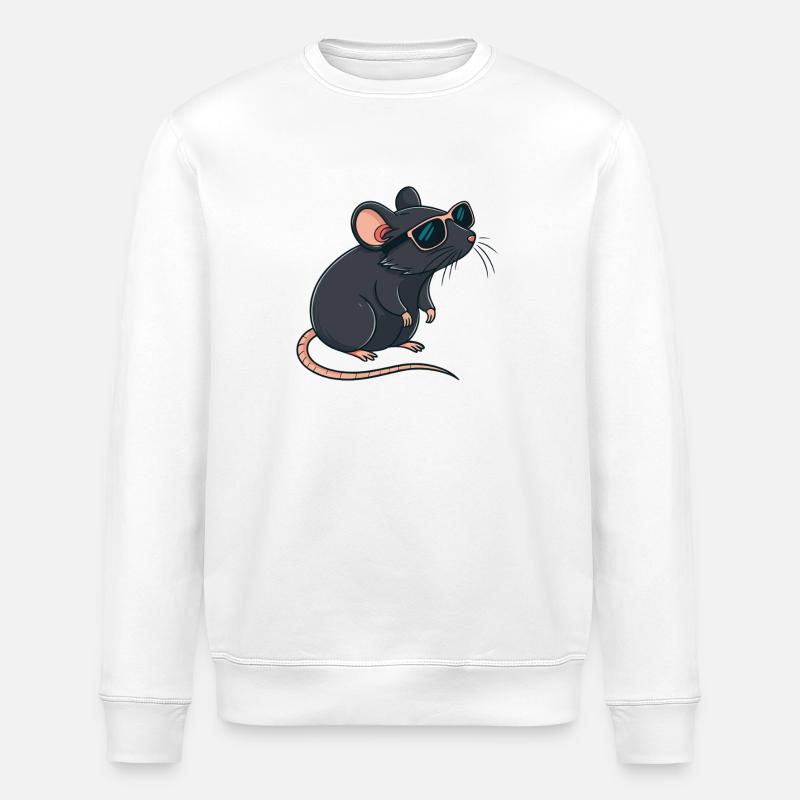 Rat Chic Sonnenbrille - Stanley/Stella Unisex Bio-Sweatshirt ROLLER - Weiß