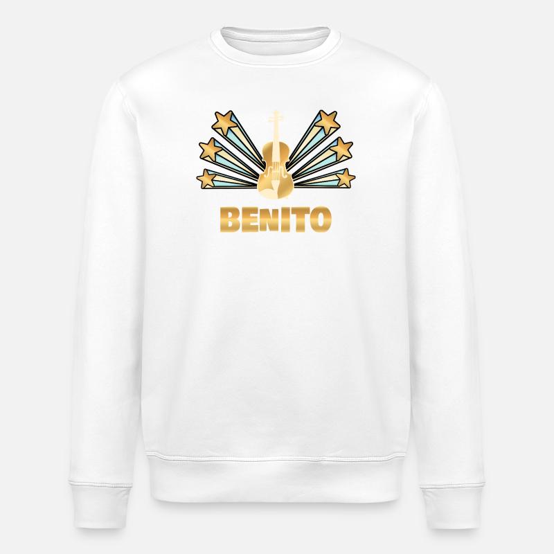 Benito - Stanley/Stella ROLLER Unisex Organic Sweatshirt - white