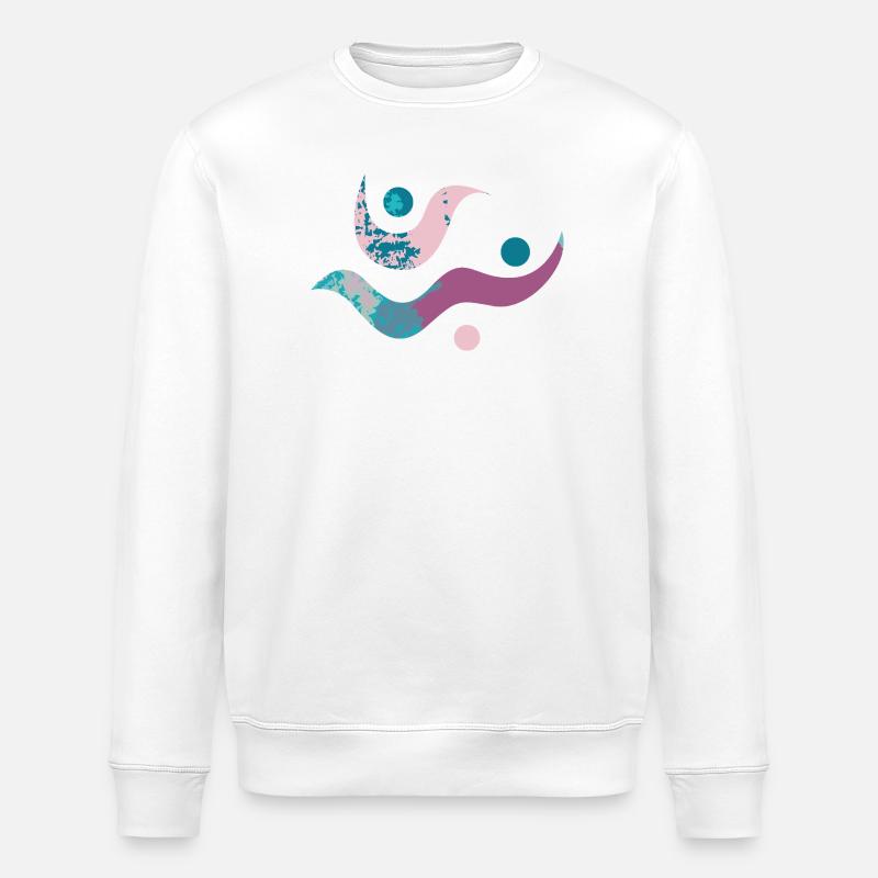 yoga-design_32 - Stanley/Stella Unisex Bio-Sweatshirt ROLLER - Weiß