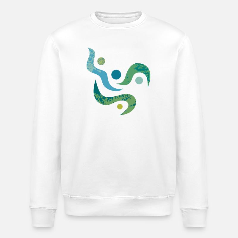 yoga-design_33 - Stanley/Stella Unisex Bio-Sweatshirt ROLLER - Weiß