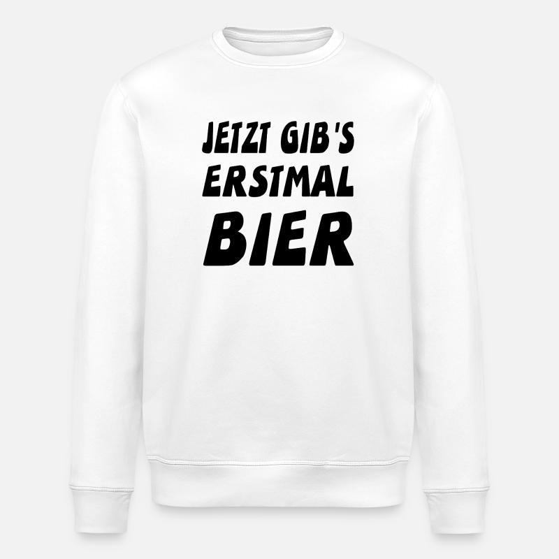 Bier - Stanley/Stella Unisex Bio-Sweatshirt ROLLER - Weiß