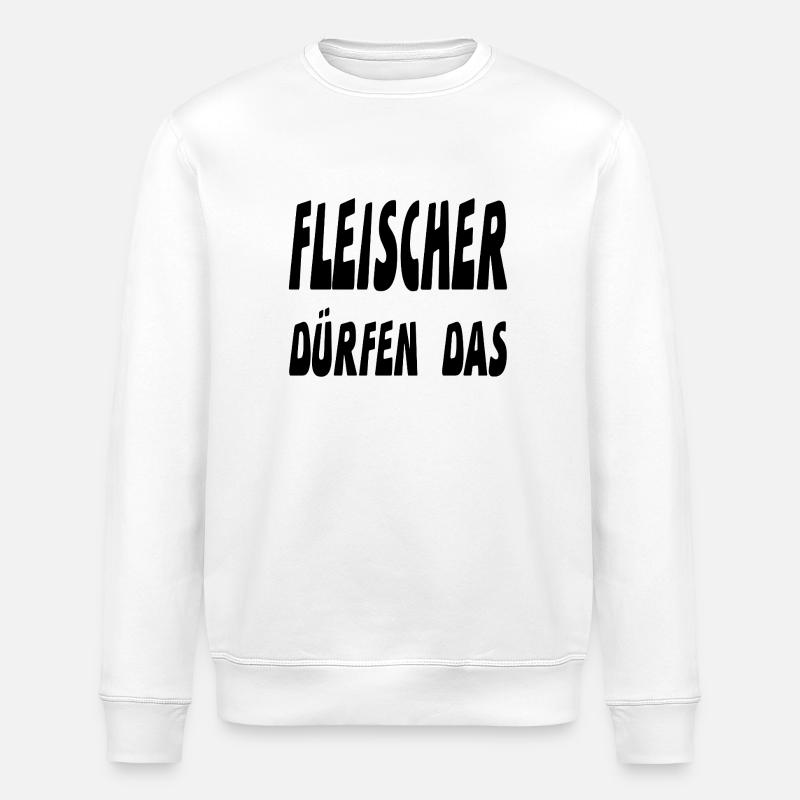 Fleischer - Stanley/Stella Unisex Bio-Sweatshirt ROLLER - Weiß