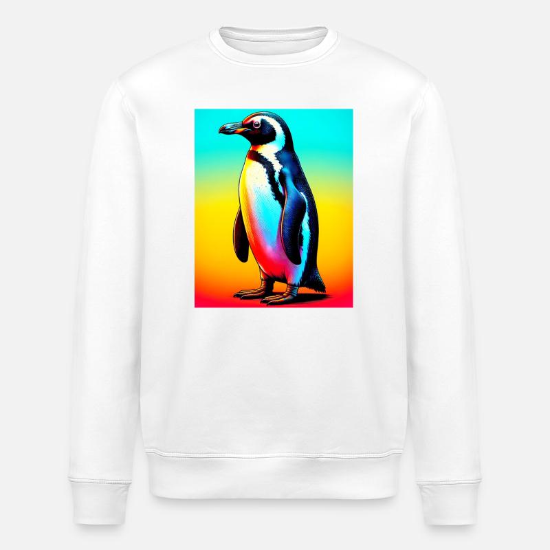 penguin - Stanley/Stella ROLLER Unisex Organic Sweatshirt - white