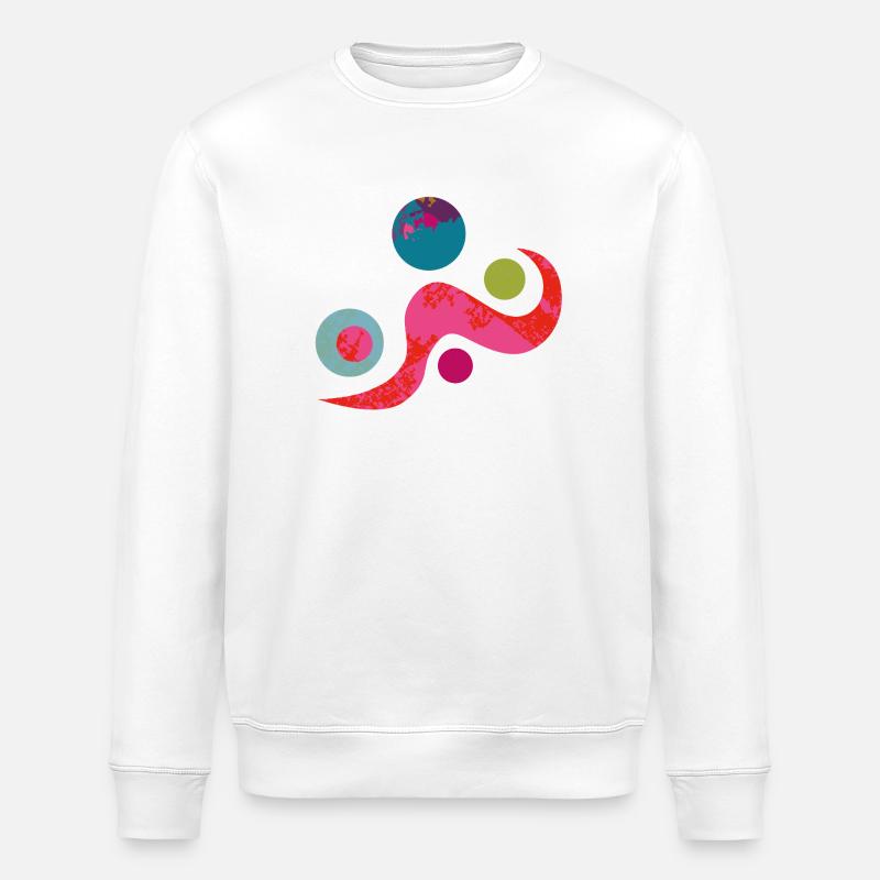 yoga-design_50 - Stanley/Stella Unisex Bio-Sweatshirt ROLLER - Weiß