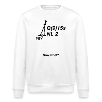 Tonne - Boje Nordsee Segeln Ostsee Maritim - Stanley/Stella Unisex Bio-Sweatshirt ROLLER - Weiß - Vorne - Nik (191cm)
