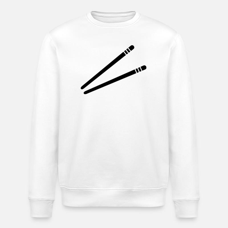 Essstäbchen - Stanley/Stella Unisex Bio-Sweatshirt ROLLER - Weiß